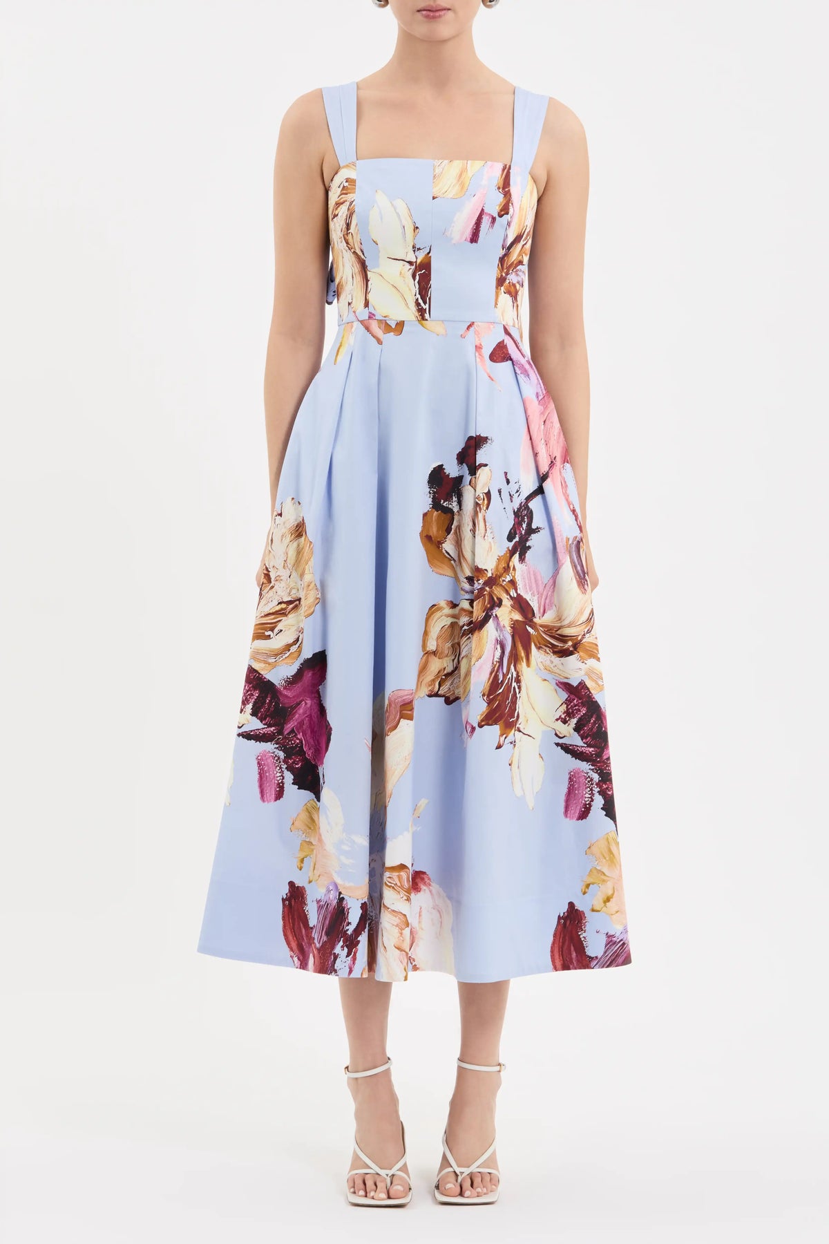 Fleur De Lis Midi Dress