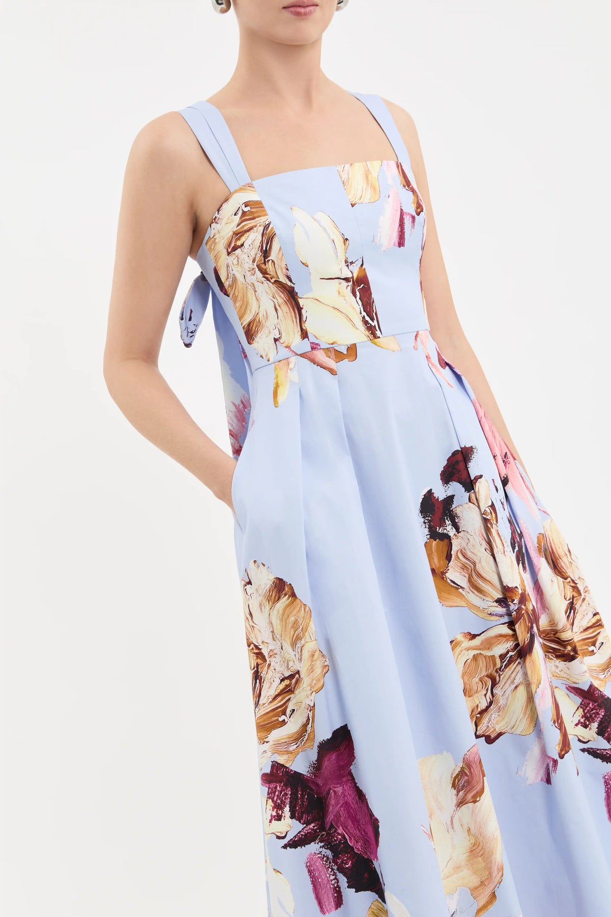 Fleur De Lis Midi Dress