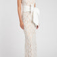 Floria Strapless Lace Gown