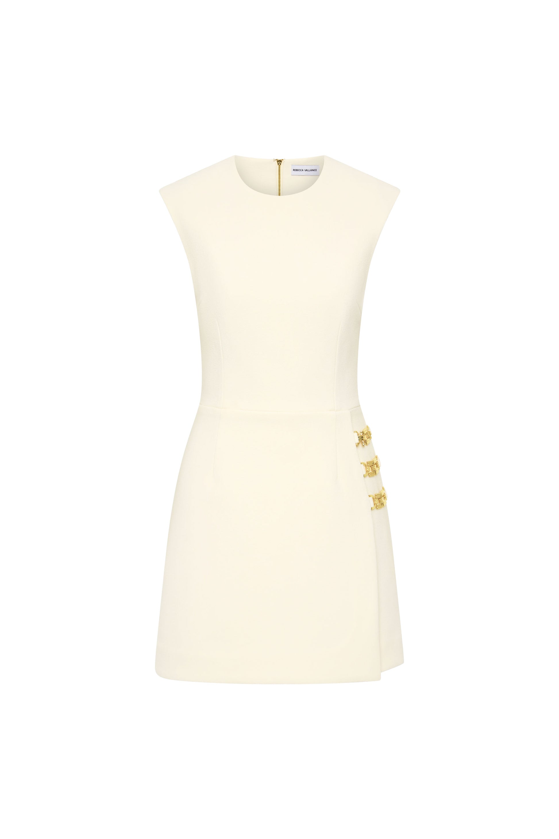 Freyja Mini Dress Cream Rebecca Vallance Freyja Mini Dress Cream Rebecca Vallance