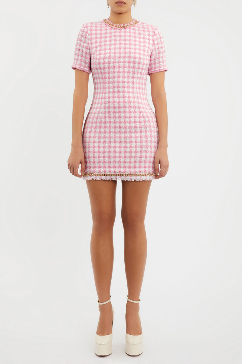 Gabrielle Short Sleeve Mini Dress