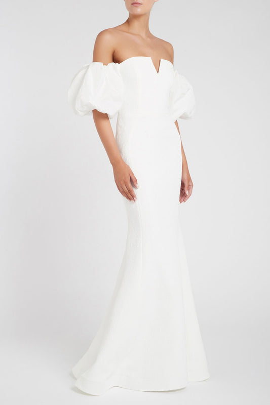 Genevieve Puff Sleeve Gown