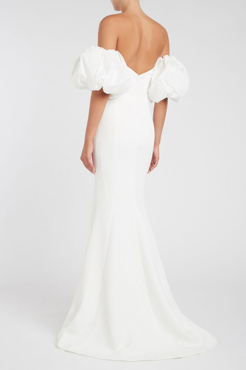 Genevieve Puff Sleeve Gown