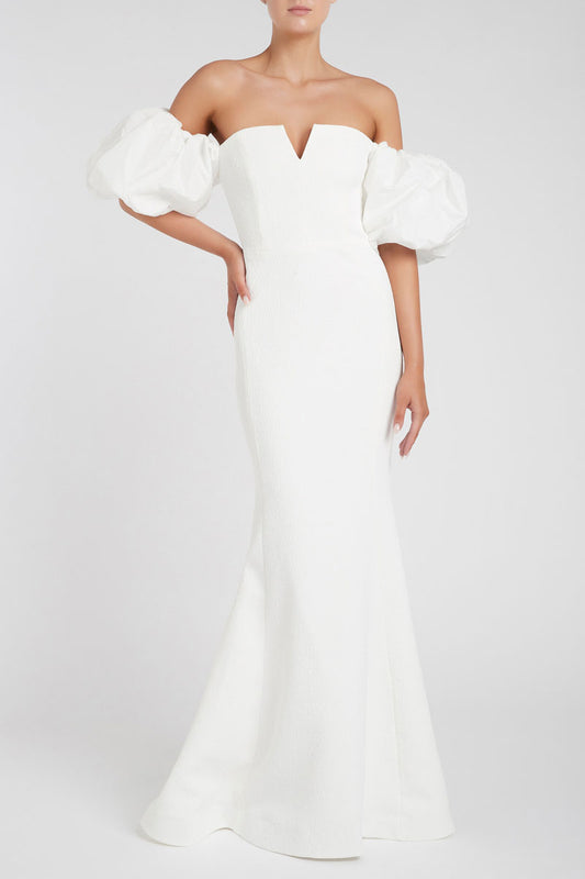 Genevieve Puff Sleeve Gown