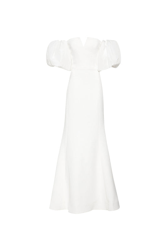 Genevieve Puff Sleeve Gown