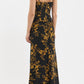 Gilded Floral Maxi Dress
