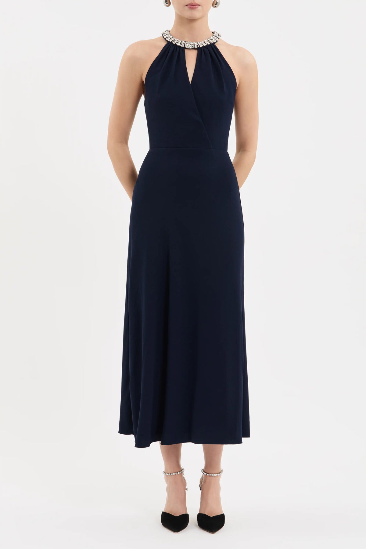 Gimlet Halter Midi Dress
