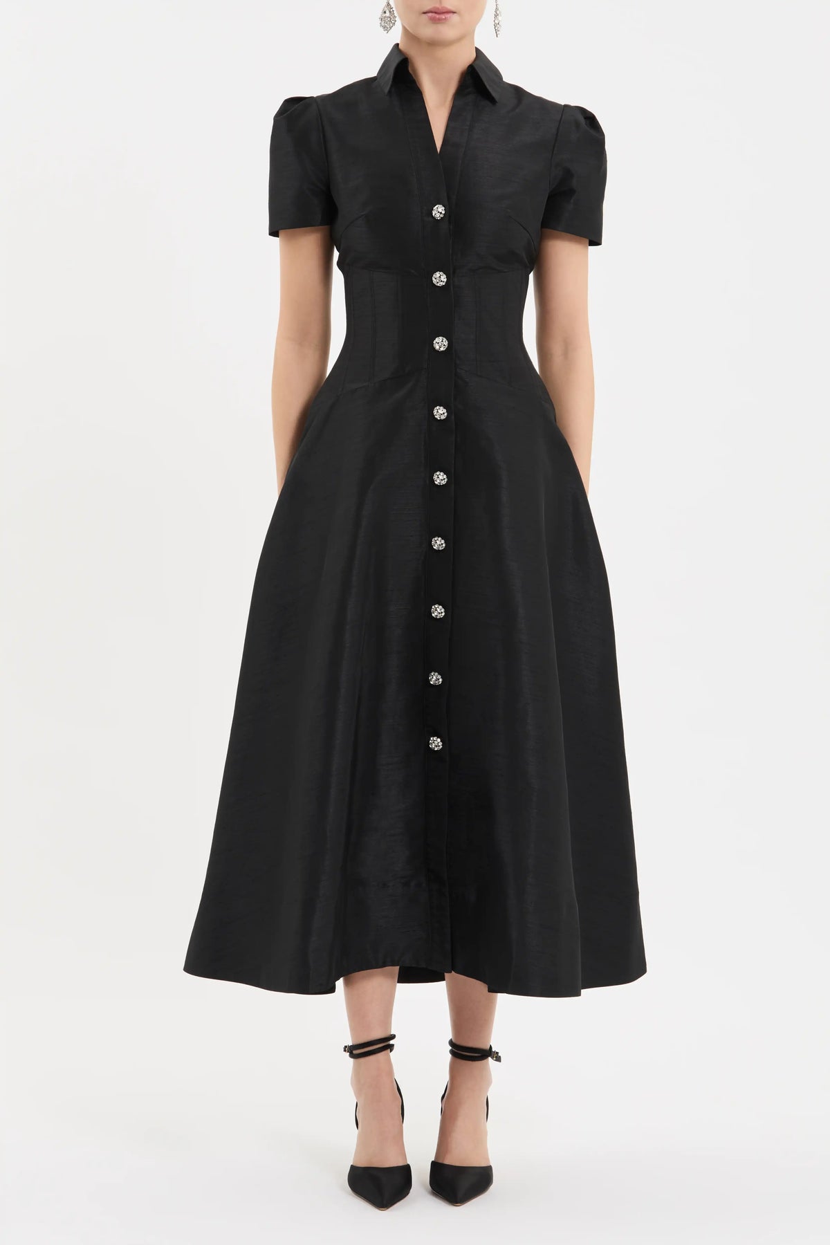 Haddon Short Sleeve Midi Dress
