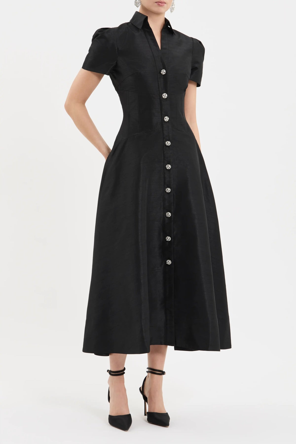 Haddon Short Sleeve Midi Dress