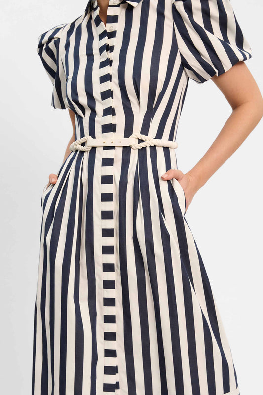 Katerina Puff Sleeve Midi Dress