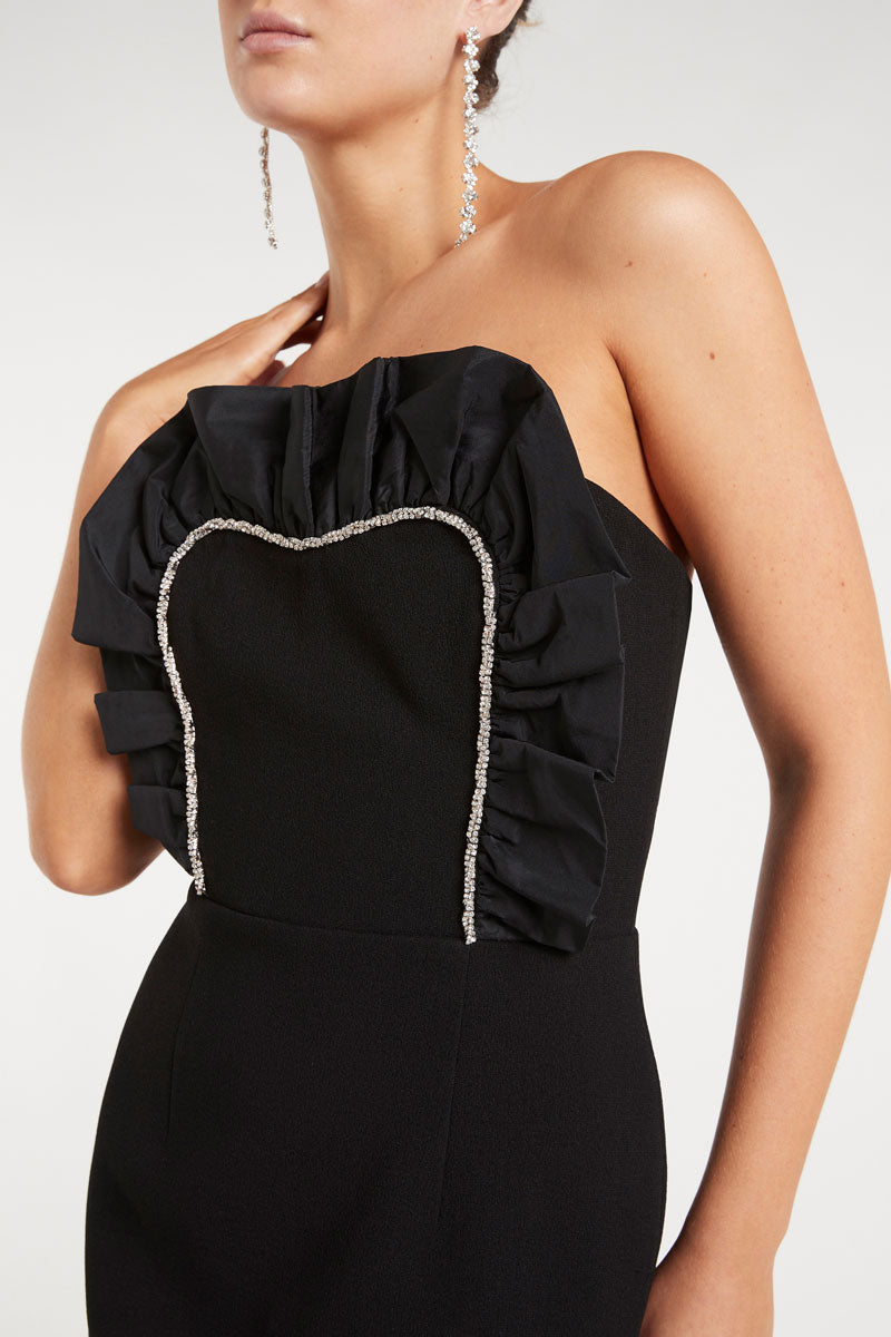 Katie Strapless Midi Dress
