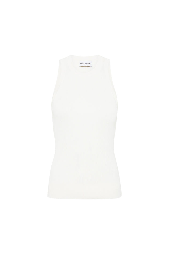 Keely Knit Tank Ivory