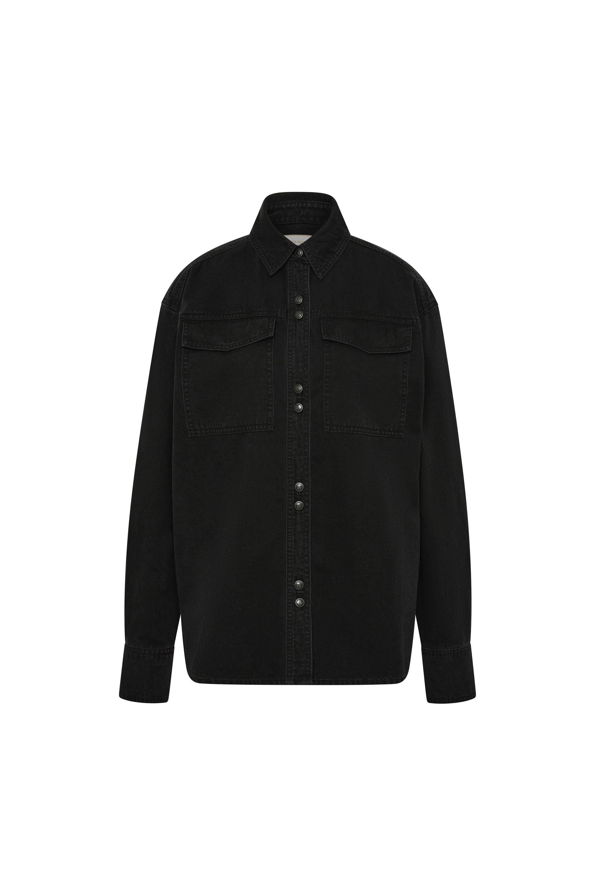 【0658】 結 long shirt ブラック Kendall Shirt – Rebecca Vallance