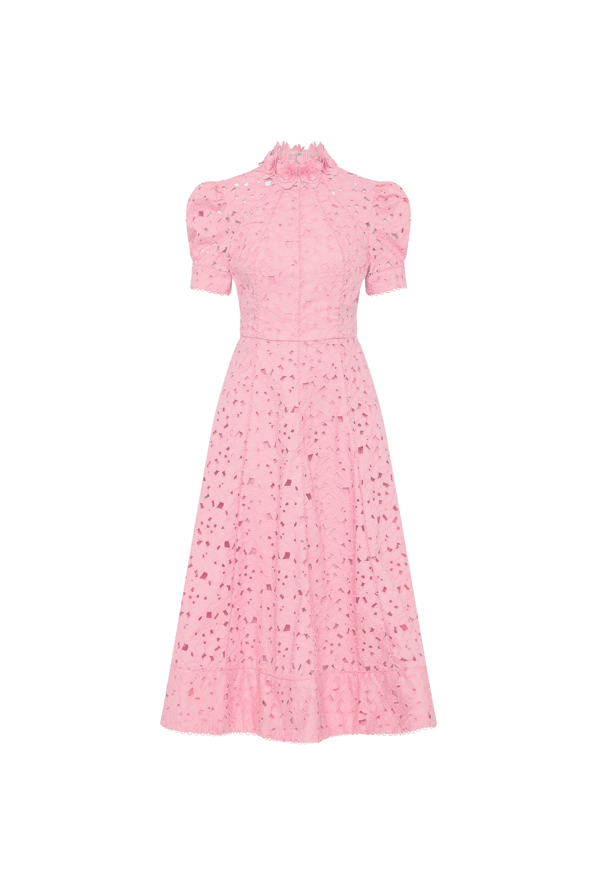 pink cap sleeve midi dress Womens Cocktail Midi Dress Elegant V Neck Ruffle Short Sleeve A Line 3XL Pink