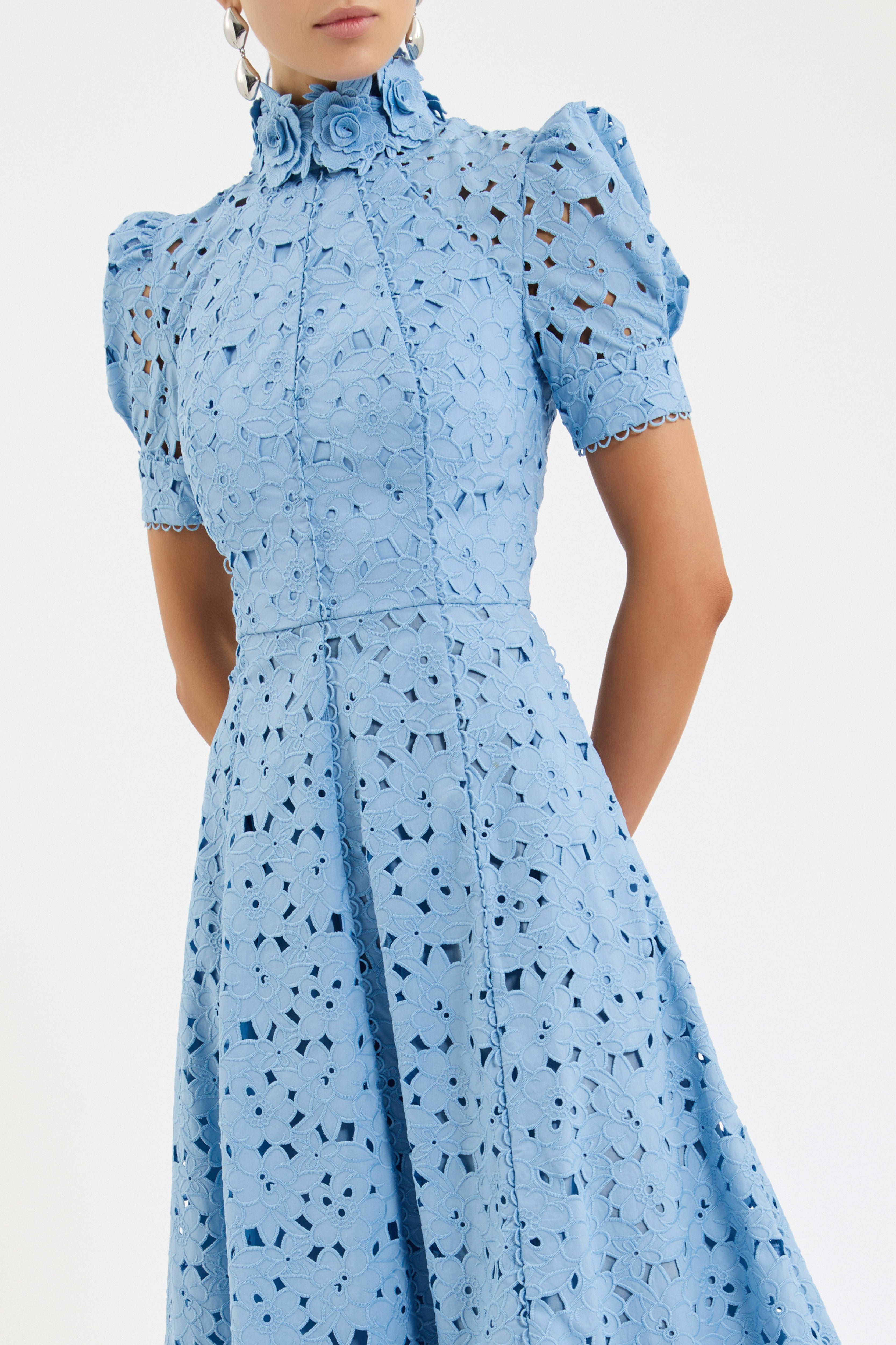Kitsu Short Sleeve Midi Dress – Rebecca Vallance