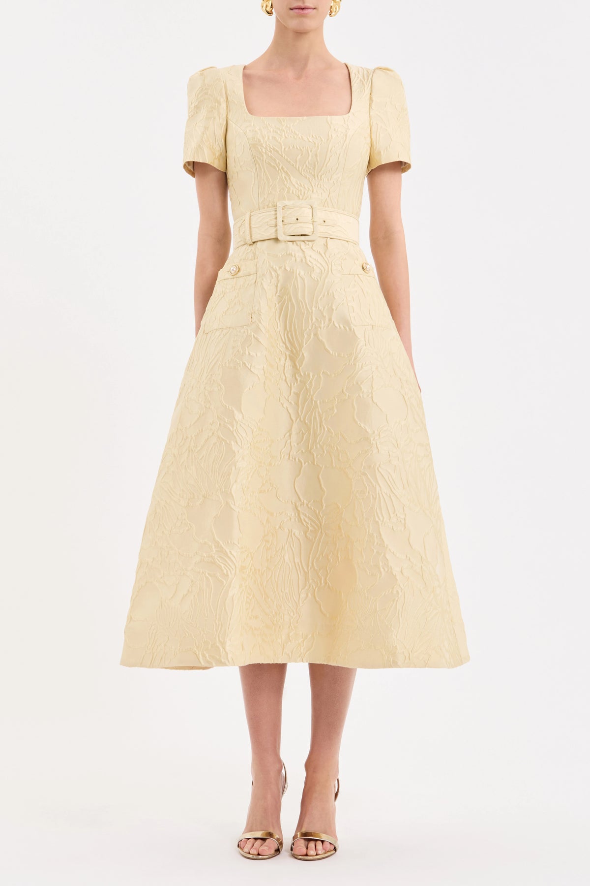 Lantana Short Sleeve Midi Dress