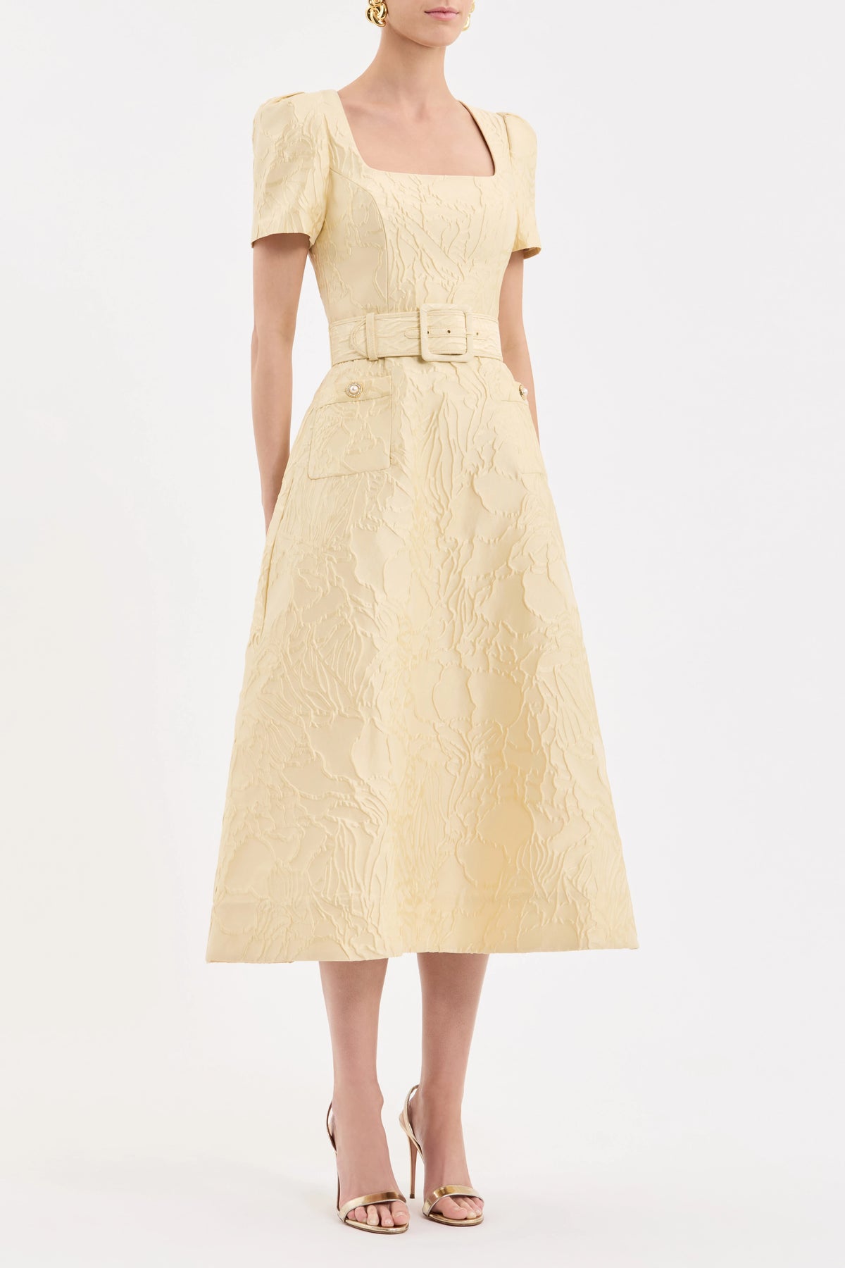 Lantana Short Sleeve Midi Dress