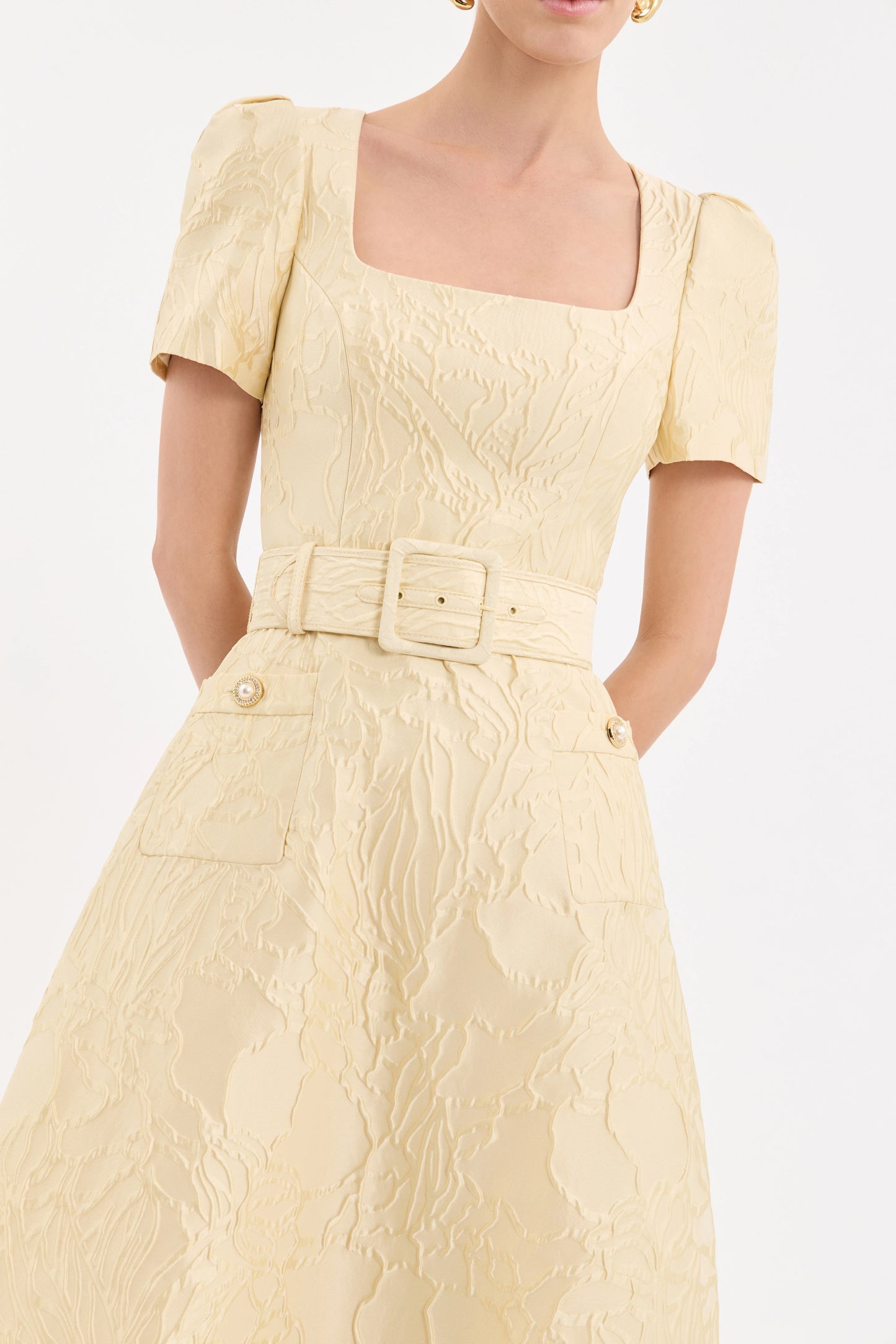Lantana Short Sleeve Midi Dress