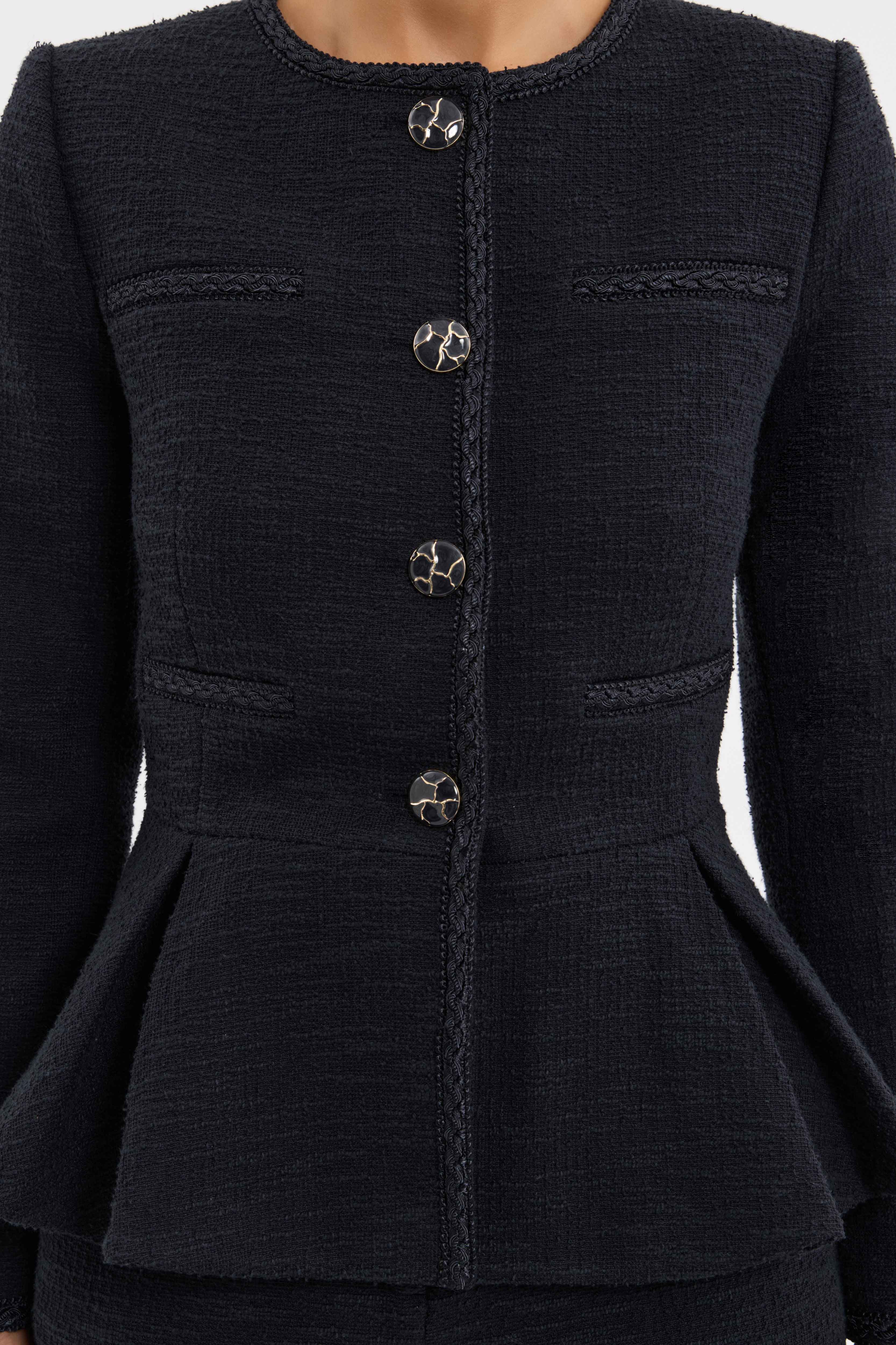 London Peplum Jacket – Rebecca Vallance
