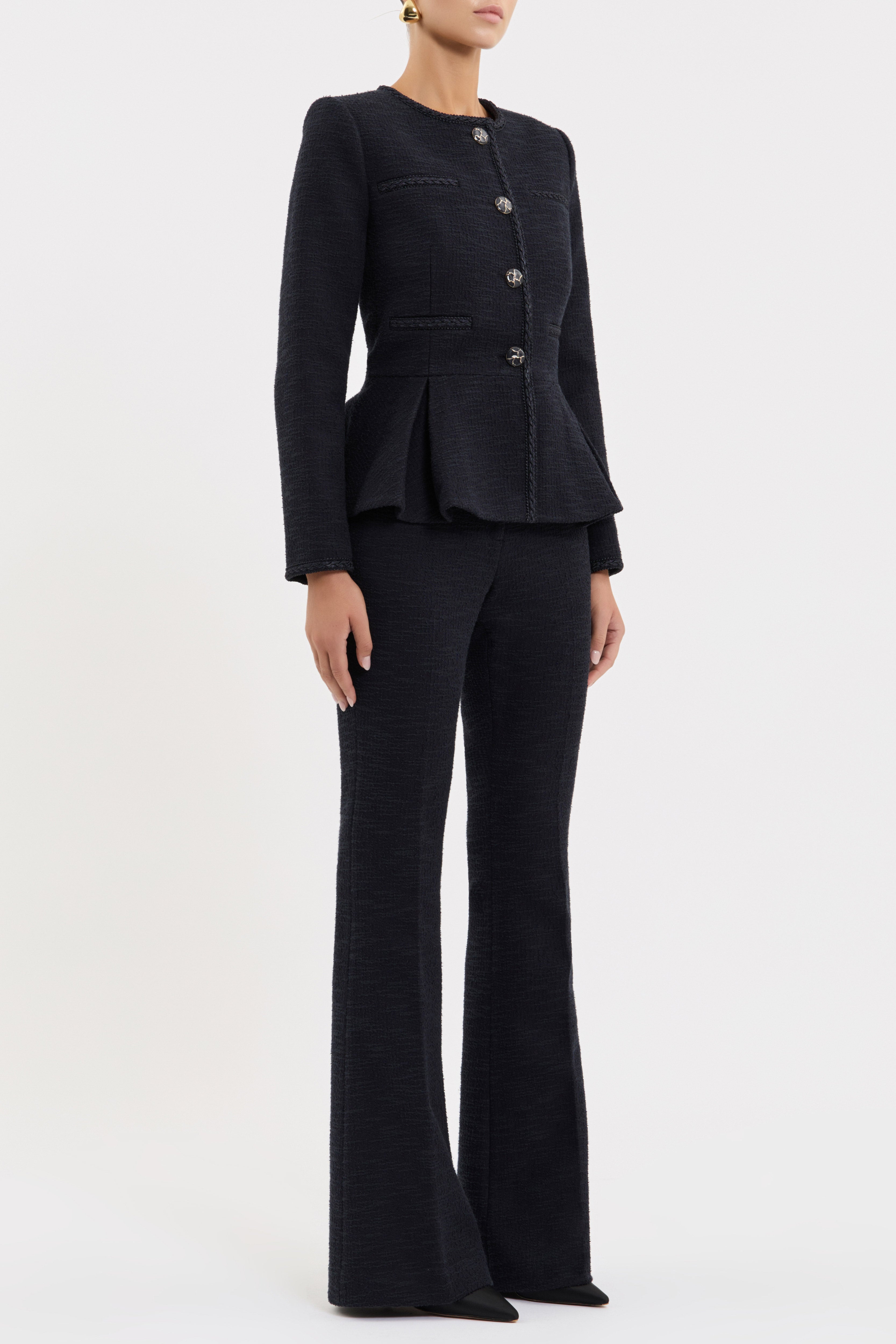 London Peplum Jacket – Rebecca Vallance