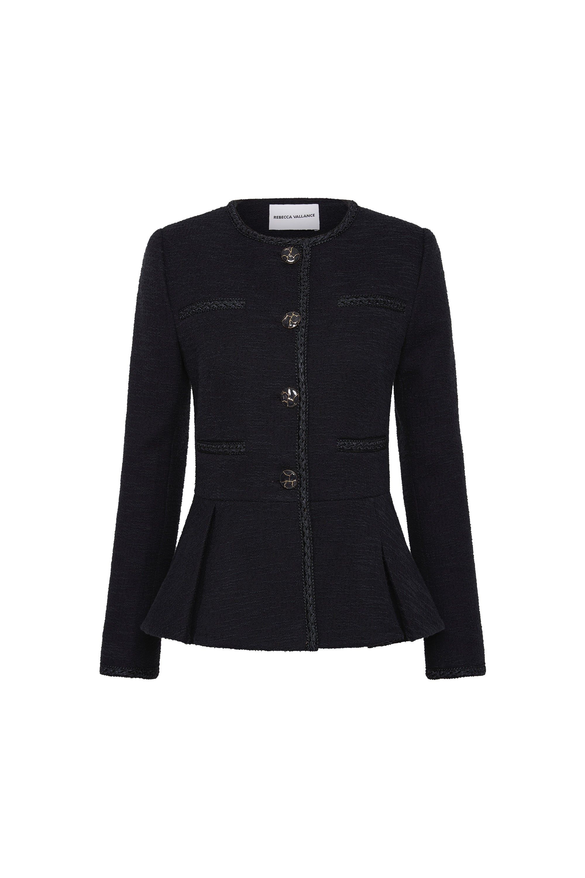London Peplum Jacket – Rebecca Vallance