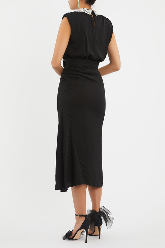 Lorraine Collar Midi Dress