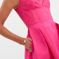 Lyla Midi Dress Hot Pink