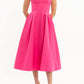 Lyla Midi Dress Hot Pink