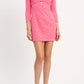 Marie Long Sleeve Mini Dress Pink