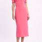 Marie Midi Dress Pink