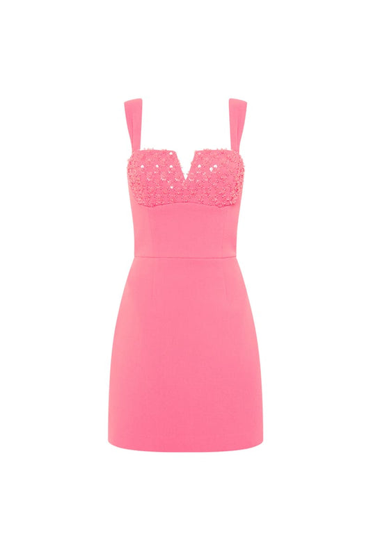 Marie Mini Dress Pink