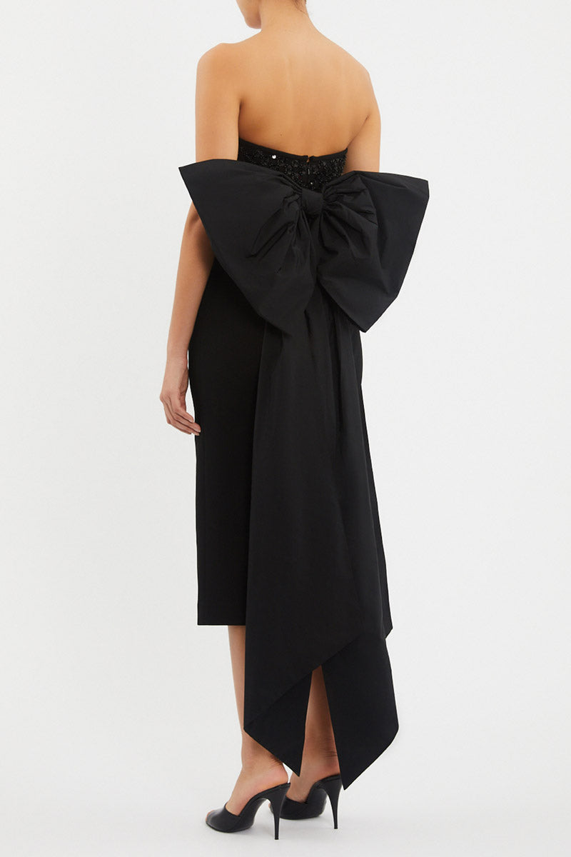 Marie Bow Midi Dress