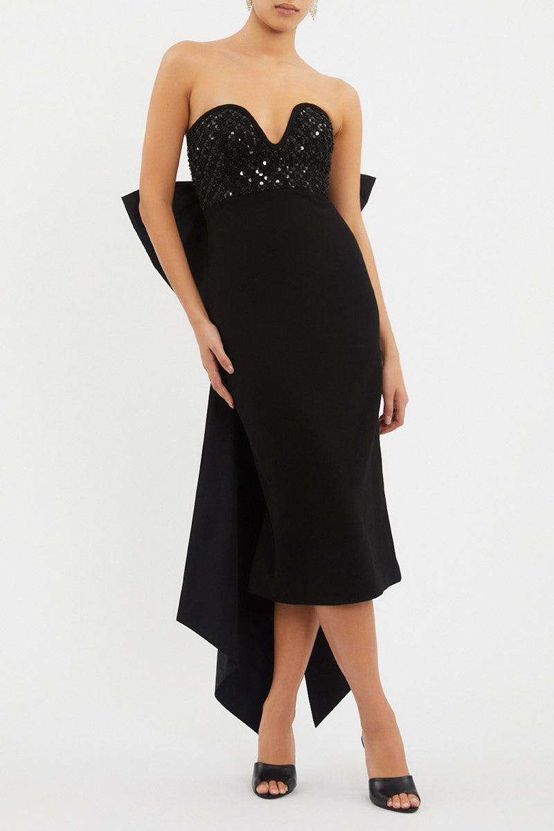 Marie Bow Midi Dress