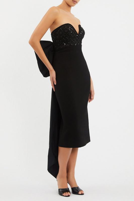 Marie Bow Midi Dress