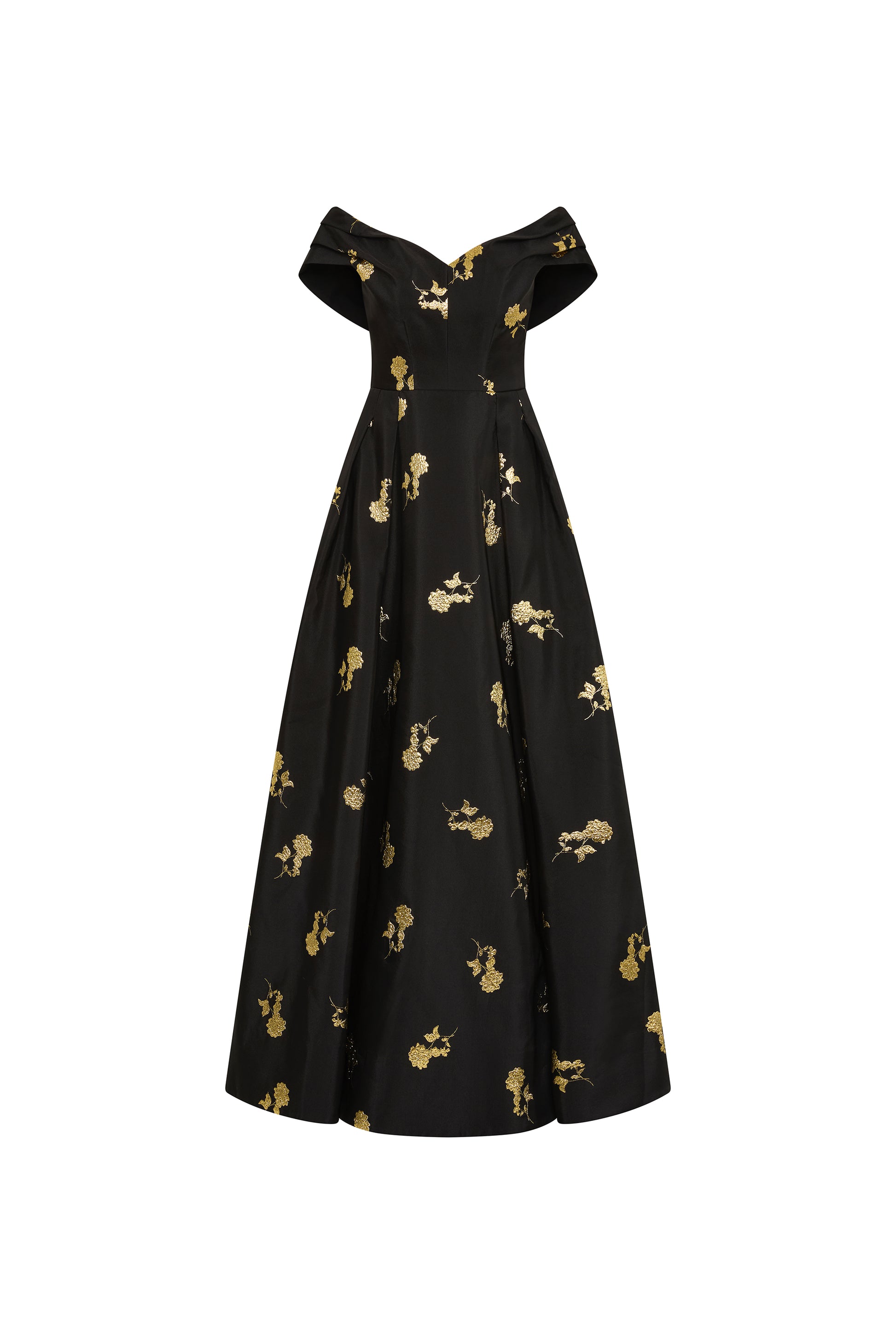 rebecca vallance black and gold dress Alexandrite Gown Size 8