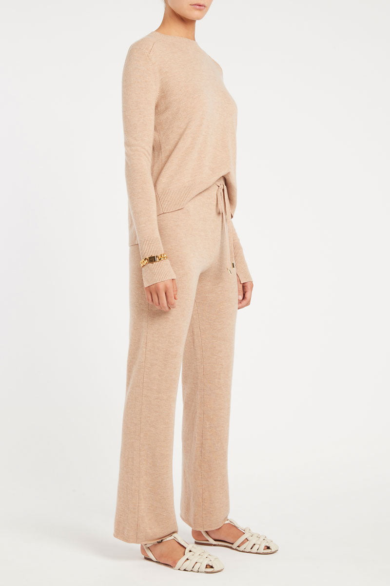 Melanie Knit Pants Beige