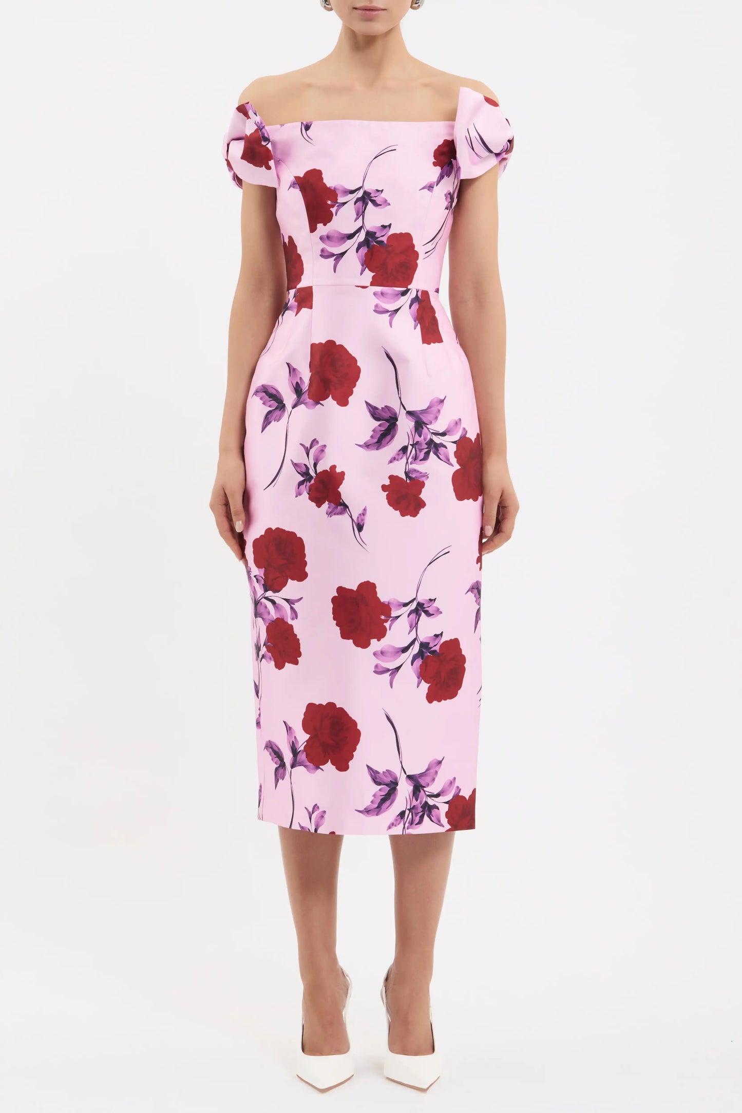Melora Off The Shoulder Midi Dress
