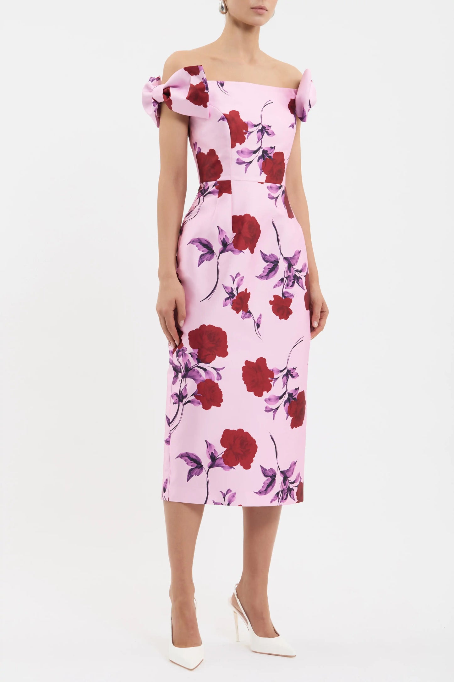 Melora Off The Shoulder Midi Dress