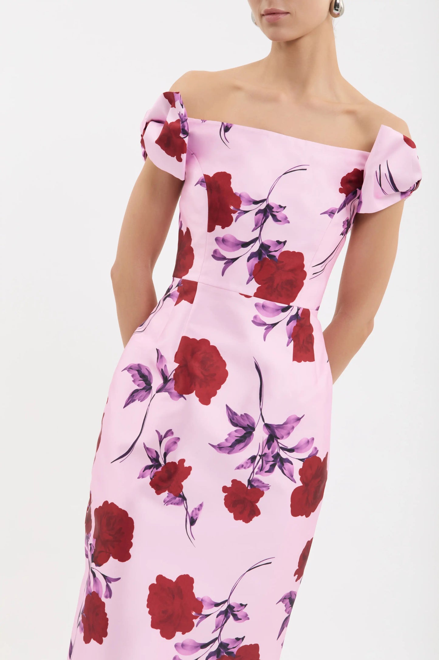 Melora Off The Shoulder Midi Dress