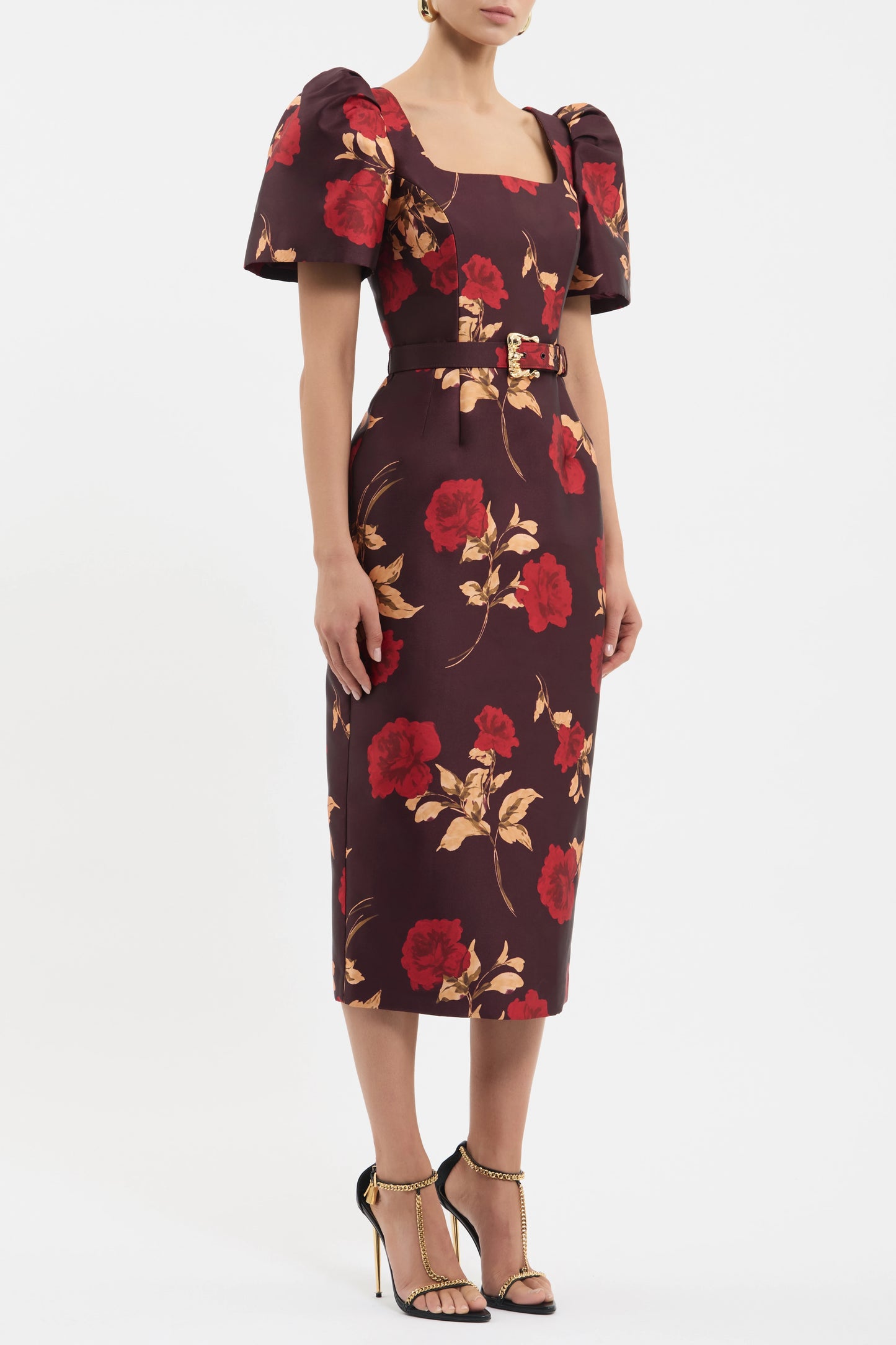 Melora Short Sleeve Midi Dress