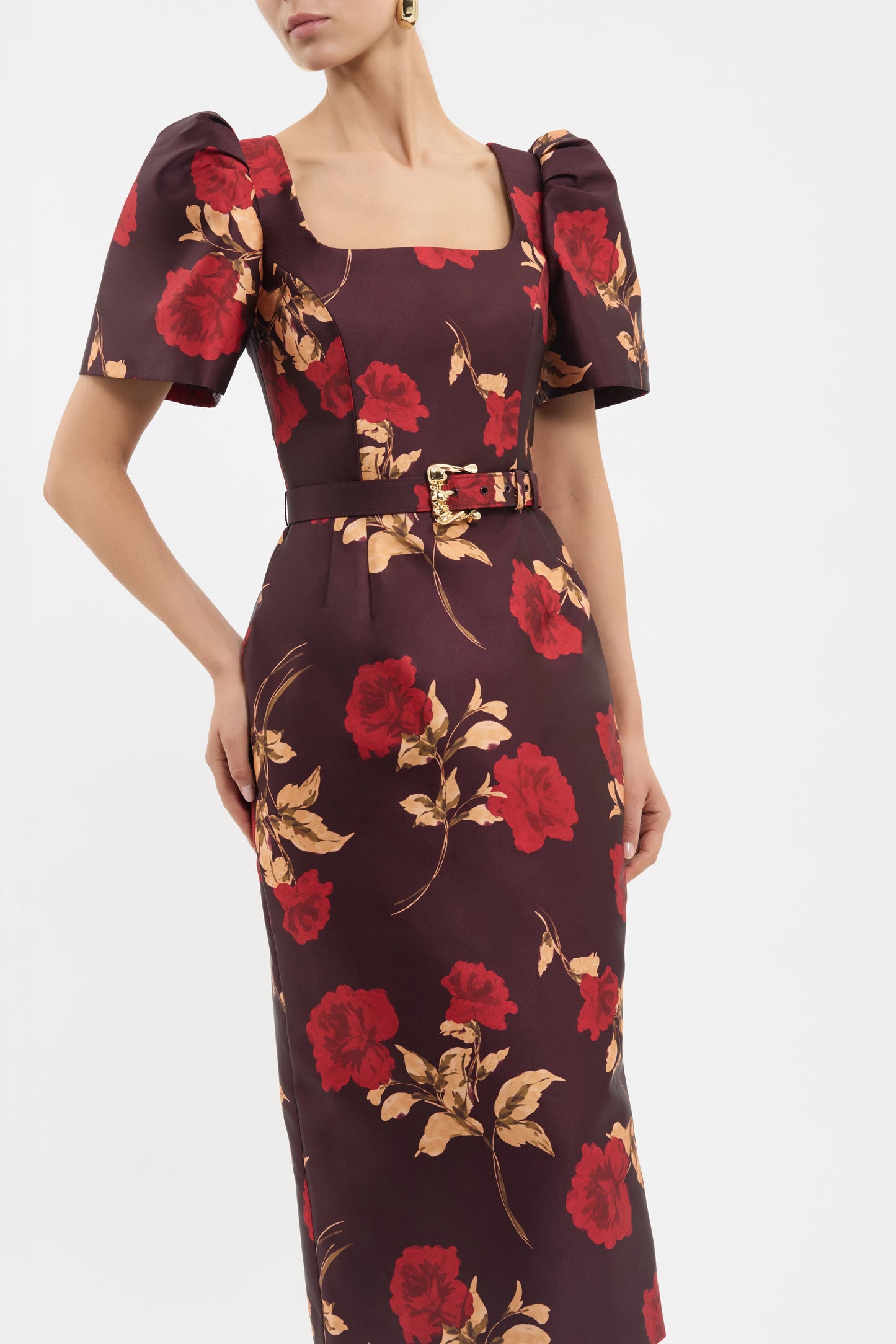 Melora Short Sleeve Midi Dress