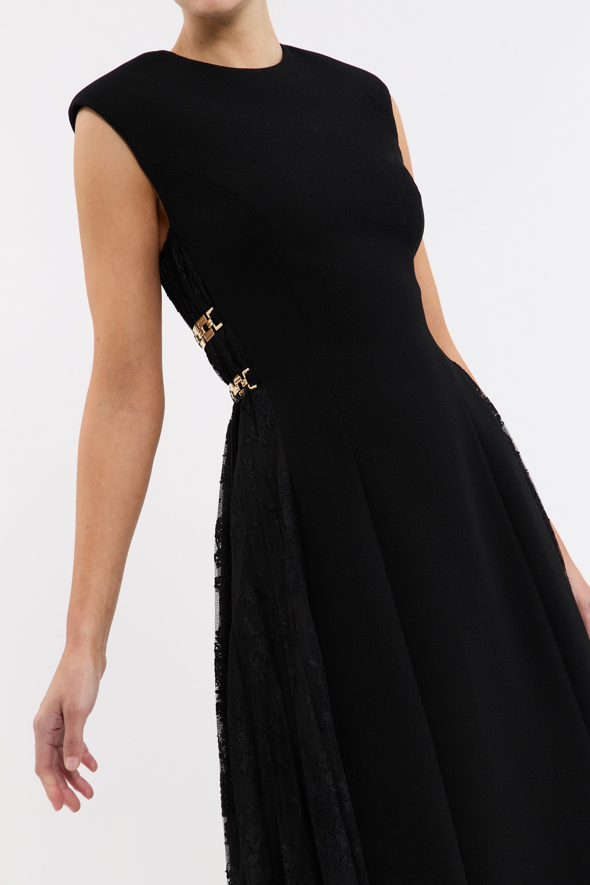 milena midi dress The Milena Midi Dress in Shade Blue by Mary Square XS