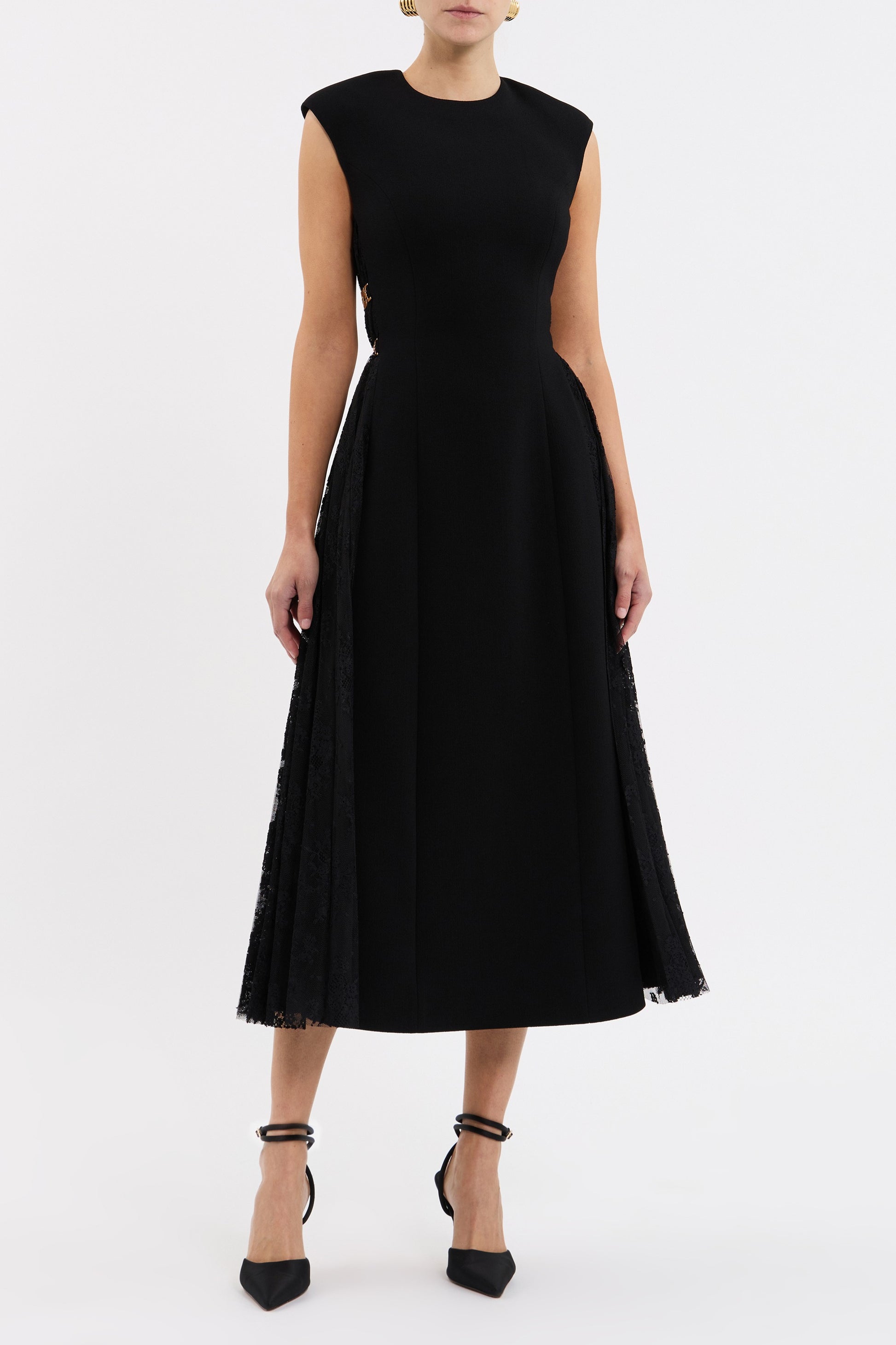 milena midi dress The Milena Midi Dress in Shade Blue by Mary Square XS