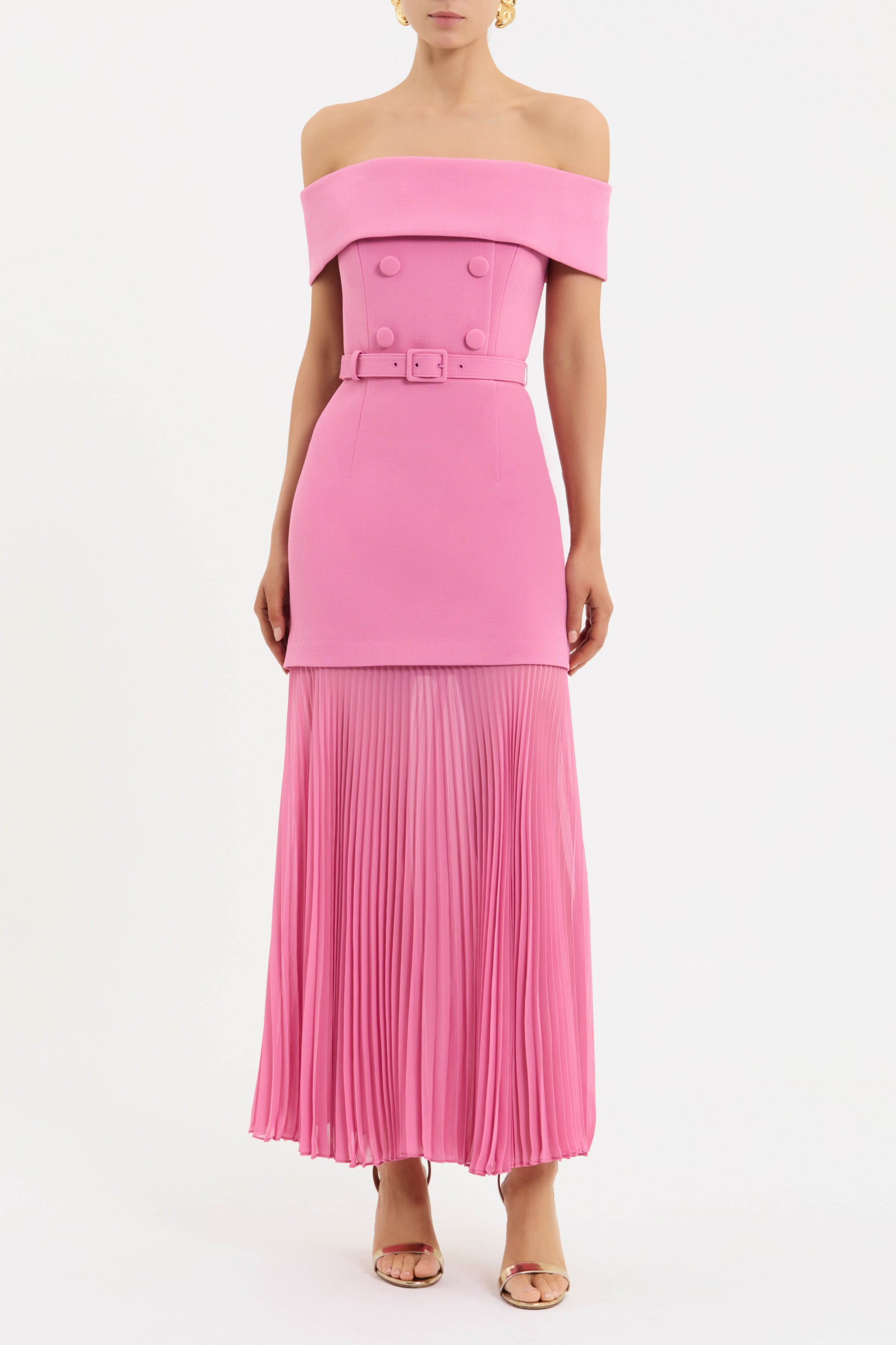 rebecca vallance pink midi dress Cava Midi Dress Pink Size 8
