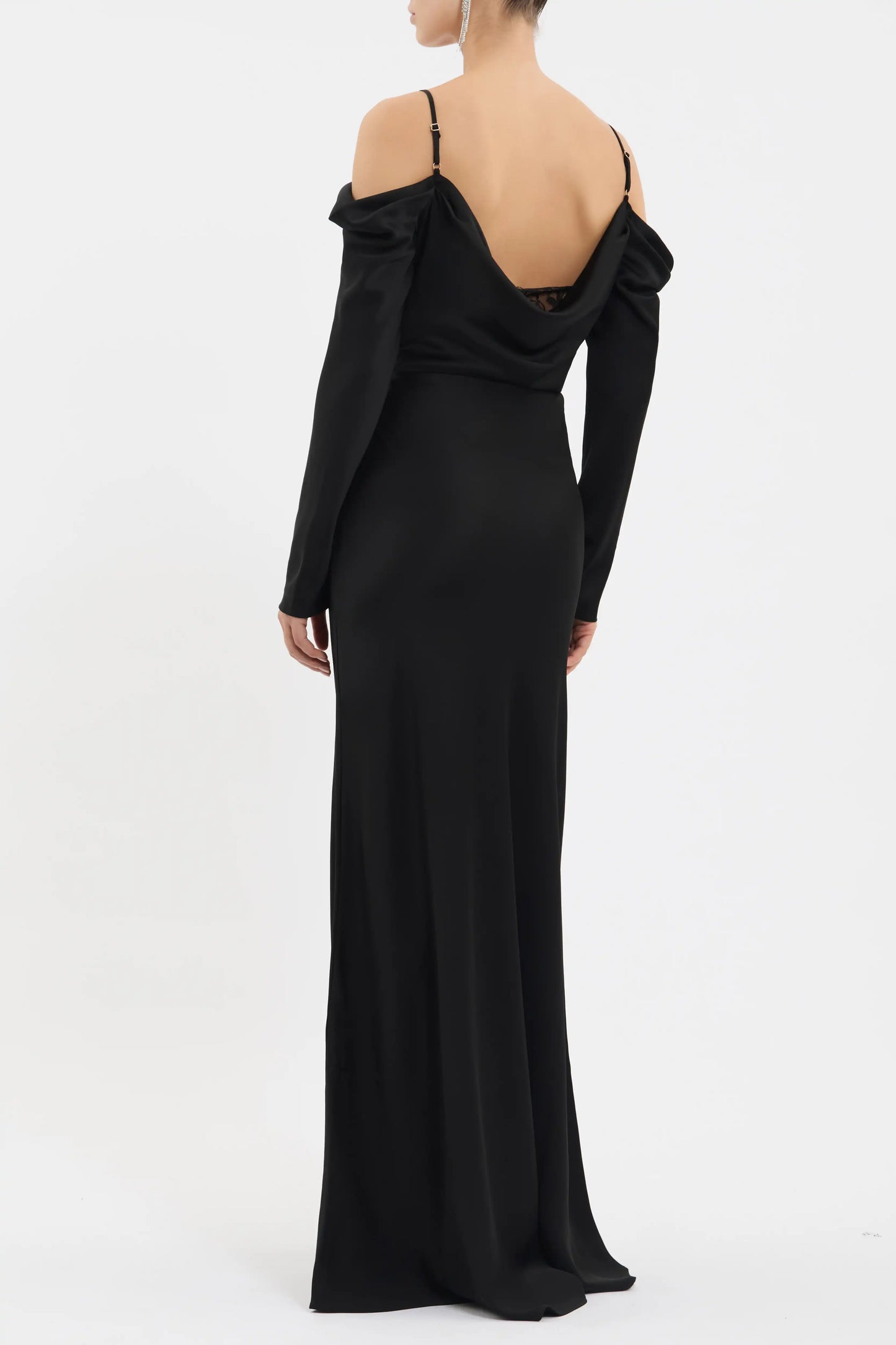 Noire Long Sleeve Gown