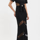 Noire Short Sleeve Gown