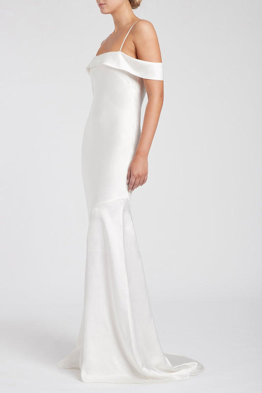 Olivia Slip Gown Ivory