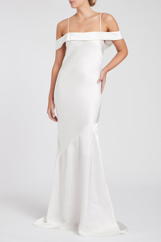 Olivia Slip Gown Ivory