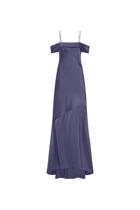 Olivia Slip Gown Navy