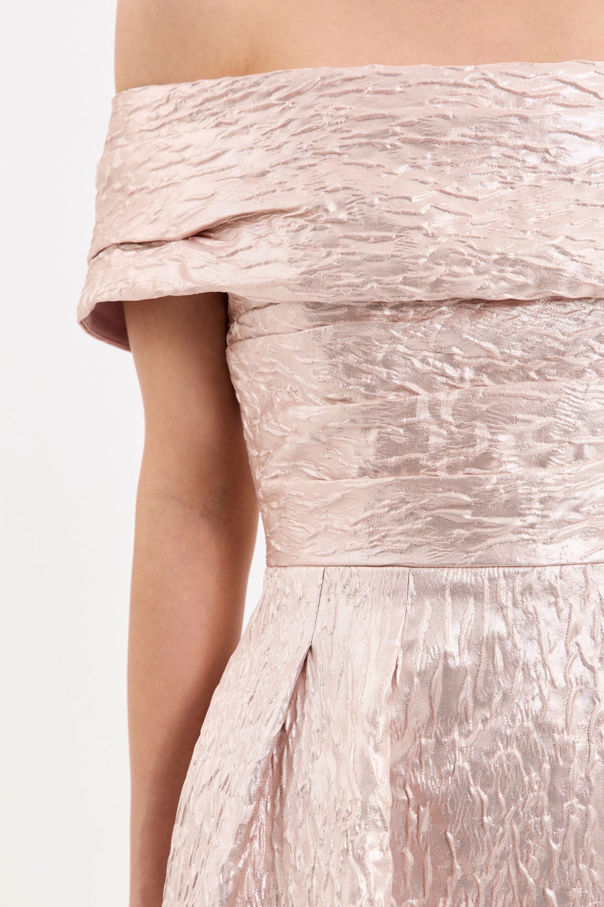 Opaline Off The Shoulder Midi Dress – Rebecca Vallance